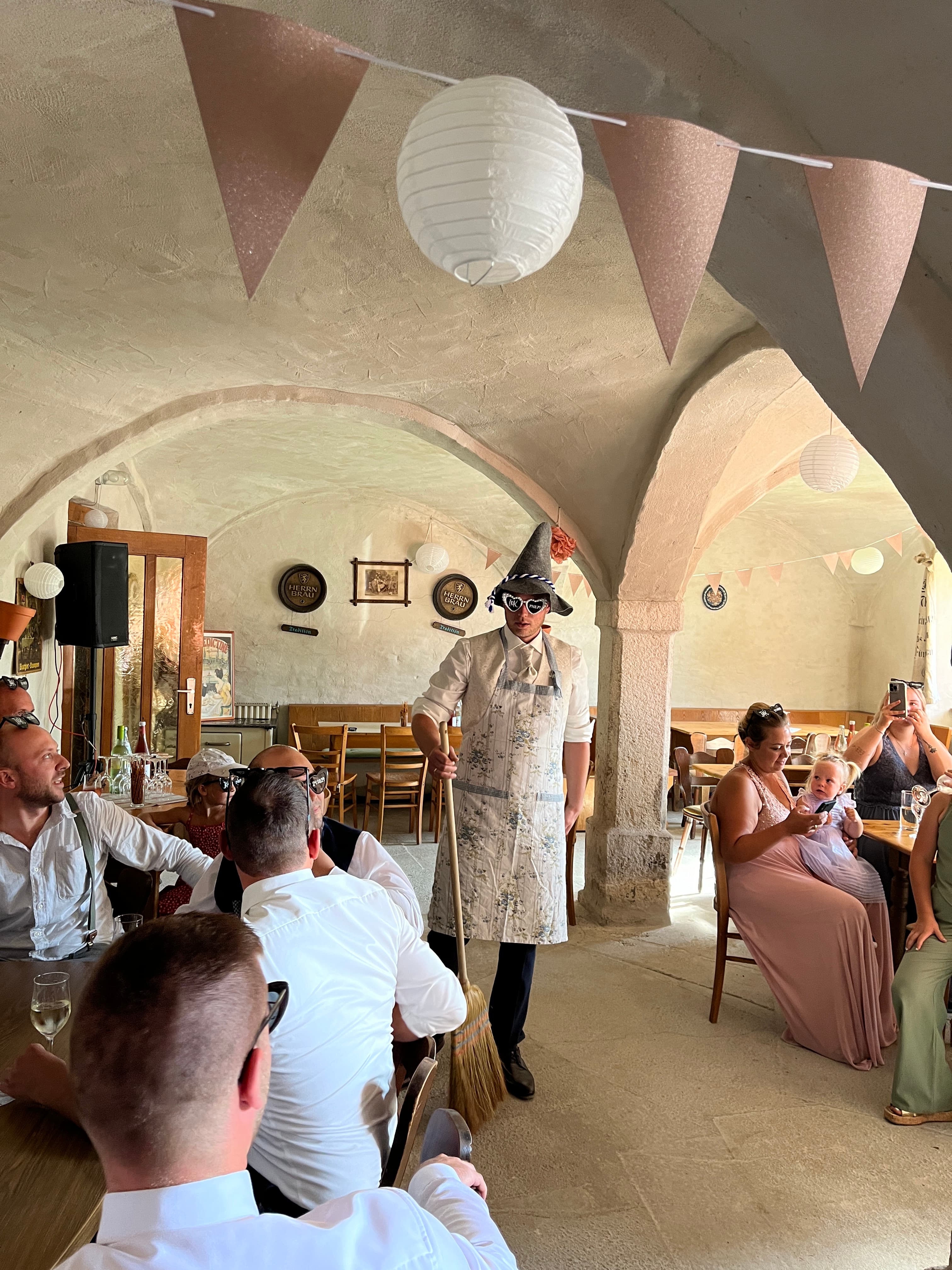 Brautentführung Feier